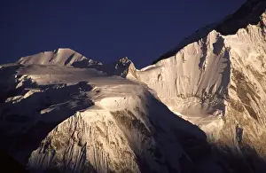Himalaya Prints: Sunrise hits the Himalayas at Gokyo, Sagarnatha National Park, Nepal