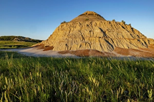 Prints of Sunrise in the Jones Creek area in Theodore Roosevelt National Park, North Dakota, USA. (Editorial Use Only) Images Dated 2024 September: Sunrise in the Jones Creek area in Theodore Roosevelt National Park