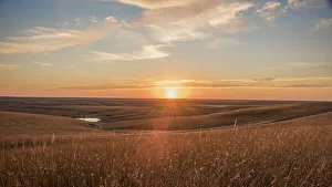 Images Dated 2022: Sunrise in the Kansas Flint Hills