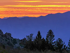 Dramatic Sky Prints: Sunrise in the mountains, Eastern Sierras, Bishop, California