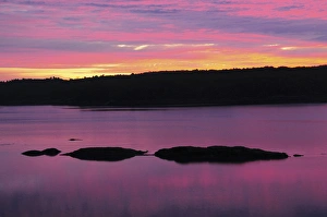 Blurred Motion Prints: Sunrise on the New Meadows River; Brunswick; Maine; USA; sunrise; colorful; water
