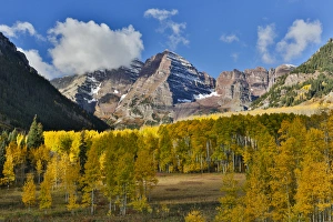 Aspen Township Prints: Sunrise along the Rocky Mountains near Marron Bells Aspen Colorado