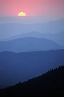 Mystery Prints: Sunrise, Southern Appalachian Mountains, Great Smoky Mountains National Park, North