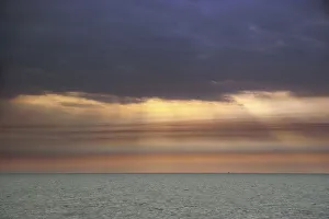 Sunrise on Tybee Island Beach, Georgia, USA