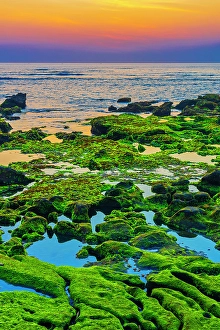 Bali Prints: Sunset in Bali, Indonesia, a tropical paradise