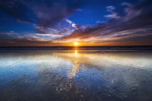 Edge Prints: Sunset over the Channel Islands, Ventura, California USA
