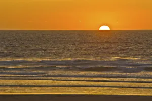 Images Dated 17th September 2018: Sunset, Heceta Beach, Oregon Coast, Pacific Ocean, Oregon, USA