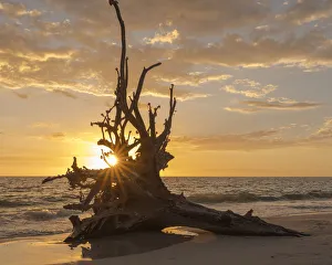 Images Dated 25th February 2018: Sunset at Lovers Key State Park, Florida