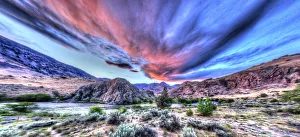 Eastern Oregon Prints: Sunset, Lower Deschutes River, Central Oregon, USA