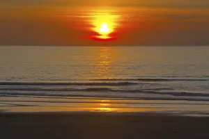 Images Dated 19th September 2018: Sunset, ocean, Heceta Beach, Oregon Coast, Oregon, USA