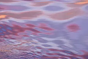 Mystical Prints: Sunset reflections; the movement of the water caused by the ship created this amazing mix of light