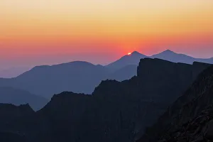 Sunset in the Rockies