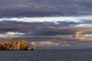 Galapagos Prints: Sunset on rocky outcropping, Espanola Island, Galapagos Islands, Ecuador