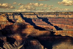 Images Dated 19th January 2024: Sunset from south rim, Grand Canyon National Park, Arizona