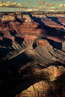 Images Dated 19th January 2024: Sunset from south rim, Grand Canyon National Park, Arizona