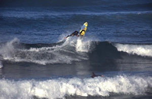 Skill Prints: Surfers, St Clair Beach, Dunedin, New Zealand