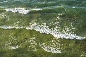 Images Dated 12th January 2020: Sweden, Gotland Island, Hogklint, high angle view of the sea from western cliffs