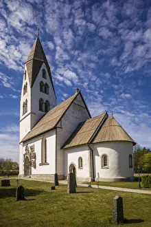 Gotland Prints: Sweden, Gotland Island, Stanga, Stanga church, exterior (Editorial Use Only)