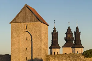 Sweden, Gotland Island, Visby, 12th century city wall, most complete medieval city wall