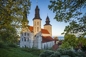 12th Century Prints: Sweden, Gotland Island, Visby, Visby Cathedral, 12th century