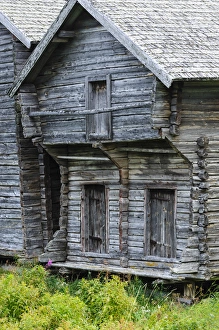 Fredrik Norrsell Prints: Sweden, Norrbotten. Old barn in Vittangi