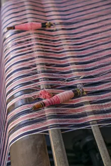 Industry Prints: Sweden, Norrkoping, former mill town, cloth loom detail