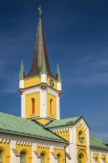 Oland Island Prints: Sweden, Oland Island, Borgholm, town church (Editorial Use Only)