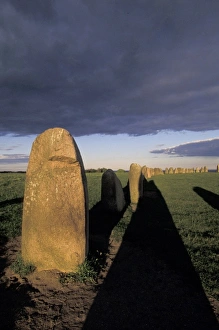 Mystical Prints: Sweden, Scania, Kaseberga. Ales Stenar, viking burial ground