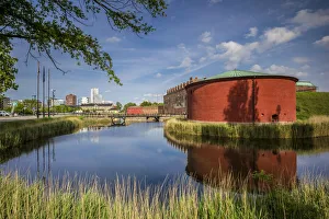Skane Prints: Sweden, Scania, Malmo, Malmohus Slott fortress, exterior (Editorial Use Only)