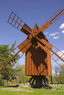 Images Dated 11th May 2010: Sweden. Stockholm. Djurgarden. Skansen. Windmill