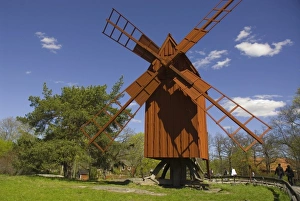 Images Dated 11th May 2010: Sweden. Stockholm. Djurgarden. Skansen. Windmill