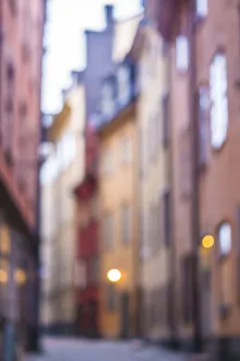 Sweden, Stockholm, Gamla Stan, Old Town, Royal Palace, old town street