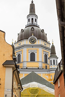 Steeple Prints: Sweden, Stockholm, Katarina-Sofia borough district on Sodermalm Soder island