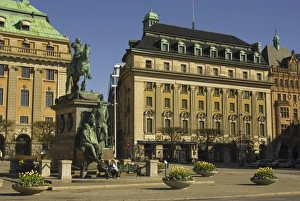 Sweden. Stockholm. Norrmalm. Gustav Adofs Torg