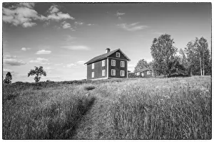Sweden Prints: Sweden, Varmland, Marbacka, estate of first female writer to win the Noble Prize of