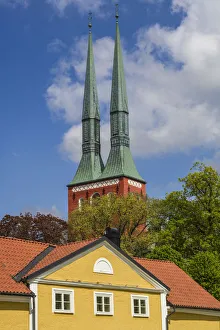 Europe Prints: Sweden, Vaxjo, Vaxjo church, exterior (Editorial Use Only)