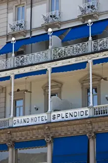 Text Prints: SWITZERLAND, Ticino, Lugano. Grand Hotel Splendide