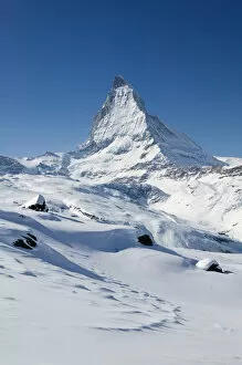 Images Dated 23rd February 2005: SWITZERLAND-Wallis / Valais-ZERMATT: Rotenboden (el. 2815 meters)-View of the Matterhorn