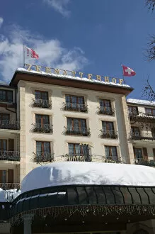 Images Dated 23rd February 2005: SWITZERLAND-Wallis / Valais-ZERMATT: Zermatterhof Hotel / Winter