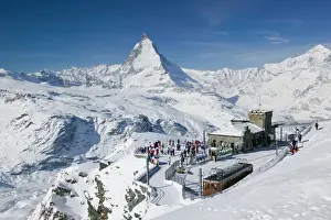Images Dated 23rd February 2005: SWITZERLAND-Wallis / Valais-ZERMATT: Gornergrat Mountain (el. 3089 meters)-Gornergrat
