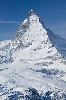 SWITZERLAND-Wallis / Valais-ZERMATT: Gornergrat Mountain (el. 3089 meters)-View of