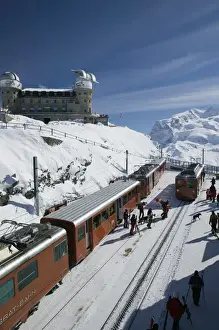 SWITZERLAND-Wallis / Valais-ZERMATT: Gornergrat Mountain (el. 3089 meters)-Gornergrat