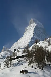 SWITZERLAND-Wallis / Valais-ZERMATT: The Matterhorn / Morning / Winter
