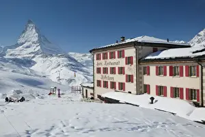 Images Dated 23rd February 2005: SWITZERLAND-Wallis / Valais-ZERMATT: Riffelberg (el. 2582 meters)-Riffelberg Berg Hotel