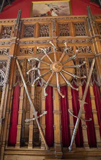 Décor Prints: Sword and pistols. Edinburgh Castle, Scotland