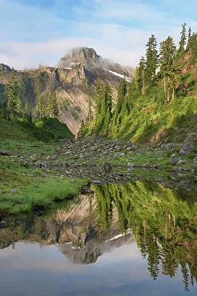 Subalpine Prints: Table Mountain reflected in Bagley Lake