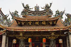 Taiwan Prints: Tachia Chelan Temple dedicated to Matsu, Taichung, Taiwan