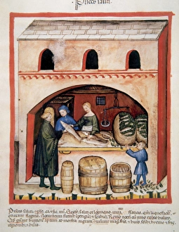 Images Dated 2nd August 2009: Tacuinum Sanitatis. Medieval Health Handbook, dated before 1400, based on observations