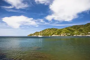 Images Dated 27th October 2010: Taganga, Colombia. Taganga is a small fishing port on the Caribbean coast with many