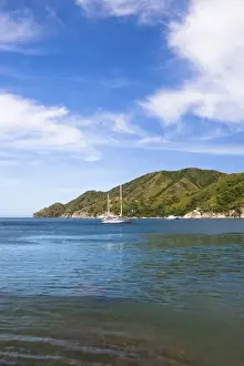 Images Dated 27th October 2010: Taganga, Colombia. Taganga is a small fishing port on the Caribbean coast with many